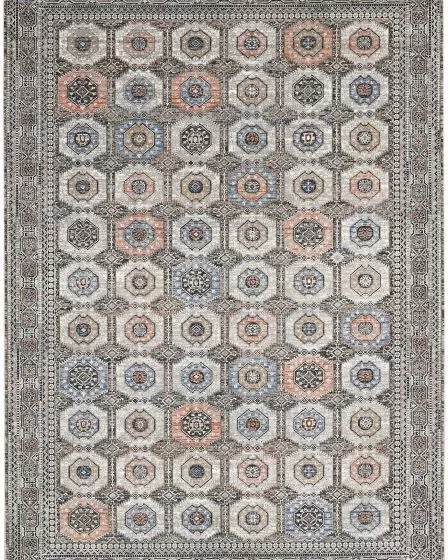 Starry Nights STN09 Grey/Navy Area Rug