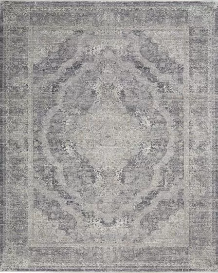 Starry Nights STN05 Charcoal Creme 5'3"x7'3" Area Rug