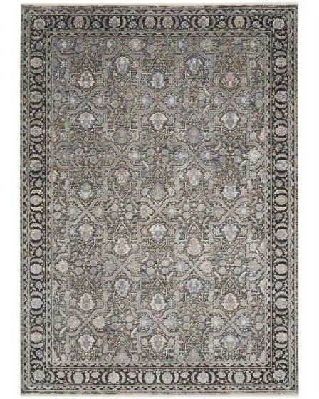 Starry Nights STN10 Grey/Navy 5'3"x7'3" Area Rug