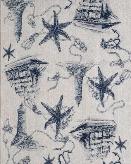 Stella 6269 Ivory/Navy Coast Area Rug