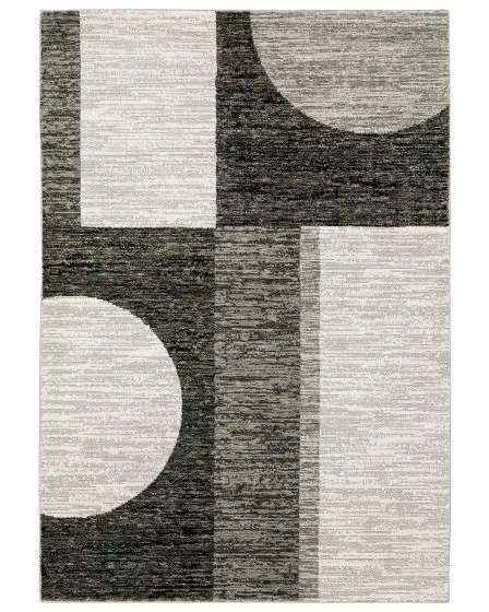 Strada str06 Charcoal/Grey Area Rug