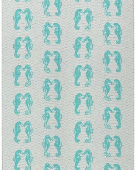 Seabreeze SZ15 Teal Area Rug
