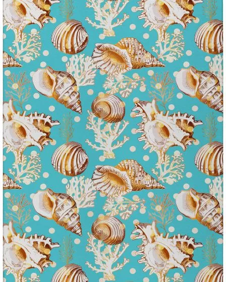 Seabreeze SZ6 Teal Area Rug