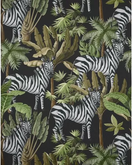 Tropics TC13 Black Area Rug