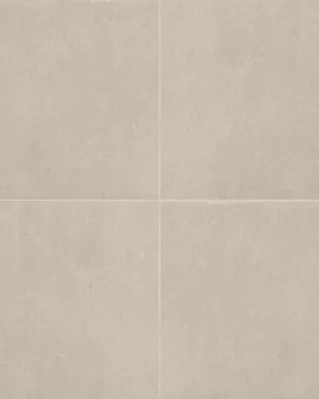 Thaddeus Almond Matte Glazed Porcelain 32"x32" Field Tile