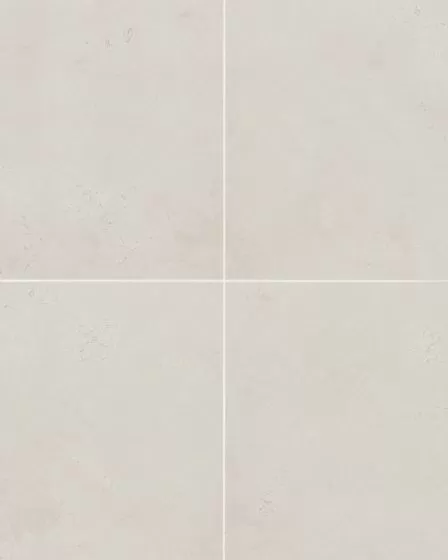 Thaddeus White Matte Glazed Porcelain 32"x32" Field Tile