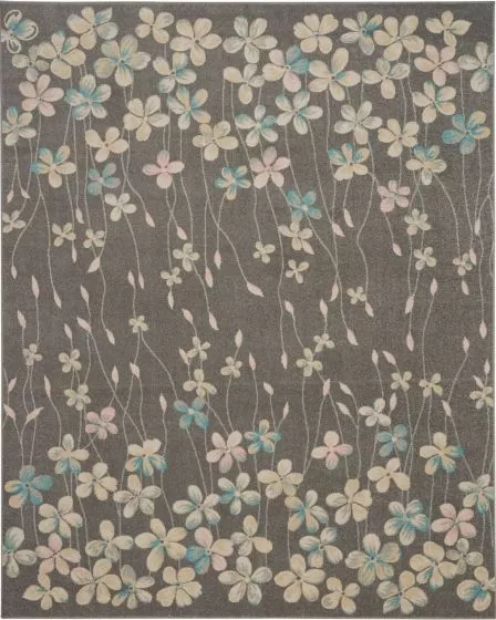 Tranquil TRA04 Grey/Beige Area Rug