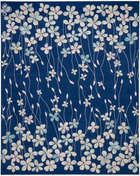 Tranquil TRA04 Navy Area Rug