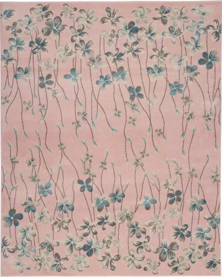 Tranquil TRA04 Pink Area Rug