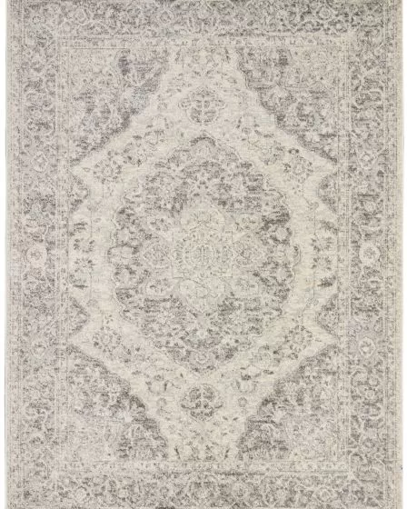 Tranquil TRA05 Ivory/Grey Area Rug