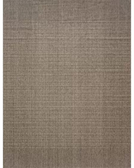 Tulum TLM01 Brown 10'x14' Area Rug