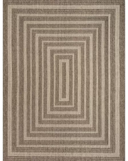 Tulum TLM04 Brown 10'x14' Area Rug