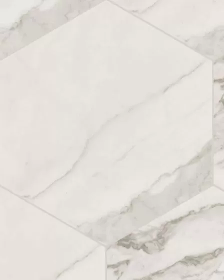 Union Calacatta Silver Porcelain Tile