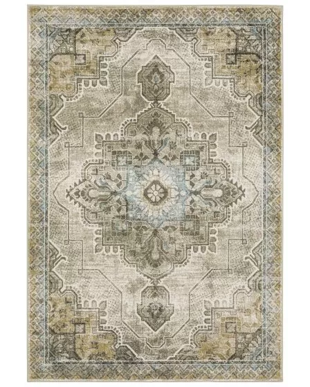 Venice 1104w Grey/Blue Area Rug