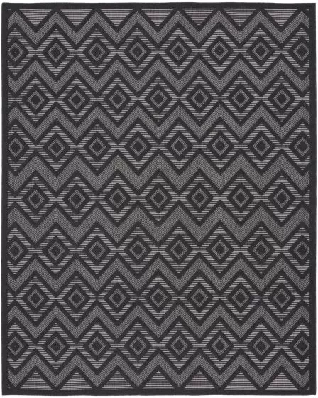 Versatile NRV01 Charcoal Black Area Rug