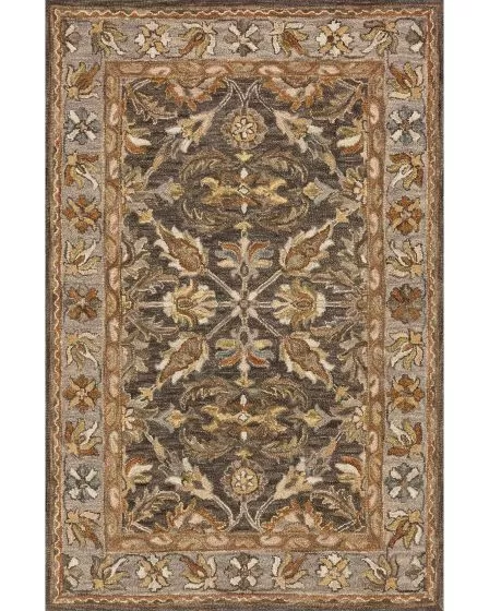 Victoria VK-06 Dk Taupe/Grey Area Rug