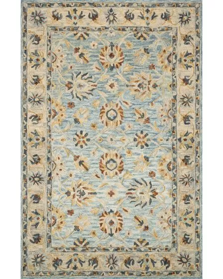 Victoria VK-18 Lt. Blue/Natural Area Rug