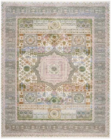 Vintage Harmony VHH02 Multicolor 5'3"x7'6" Area Rug