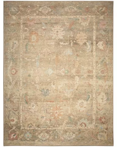 Vintage Washables VWS09 Taupe Multicolor 4'x6' Area Rug