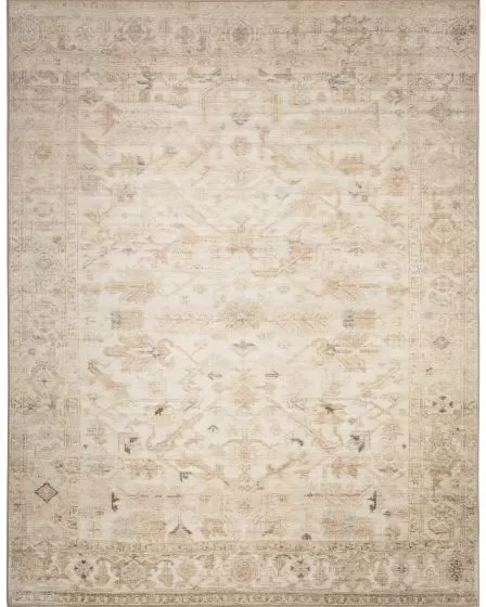 Vintage Washables VWS17 Beige 4'x6' Area Rug