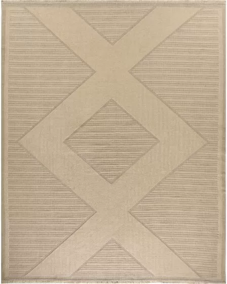 Washable Jute WSJ01 Natural Beige Area Rug