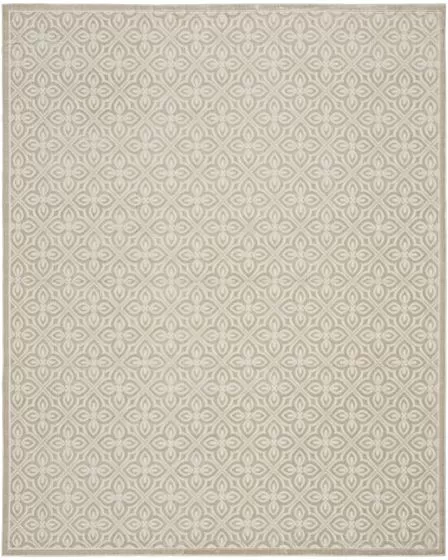 Washable Charm WCH03 Silver Ivory 2'x3' Area Rug