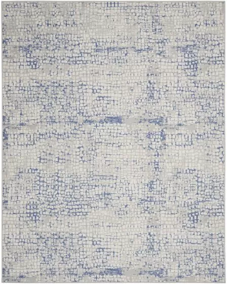 Whimsicle WHS07 Grey Blue Area Rug