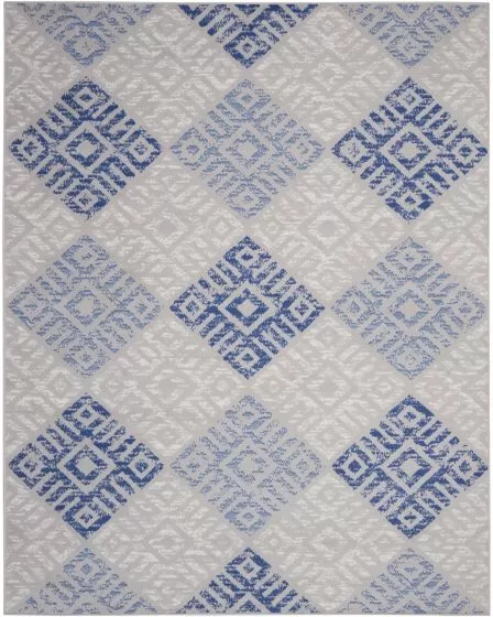 Whimsicle WHS18 Grey Blue Area Rug