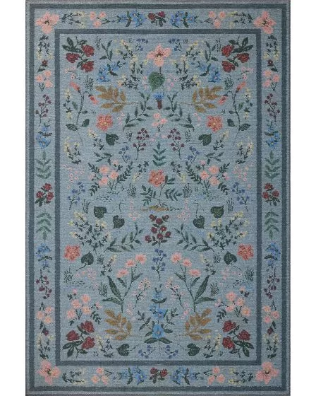Wildwood WWLD-01 Blue 2'3"x3'9" Area Rug