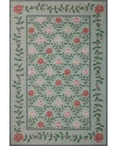 Wildwood WWLD-02 Green 2'3"x3'9" Area Rug
