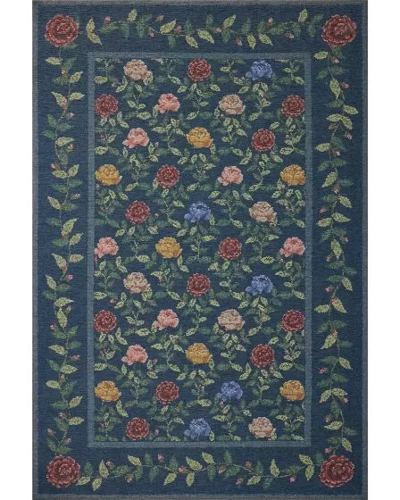 Wildwood WWLD-02 Navy 2'3"x3'9" Area Rug