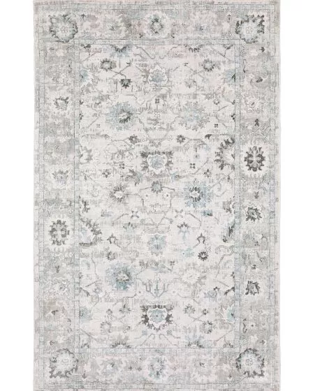 Windham WIN04 Ivory/Blue Area Rug