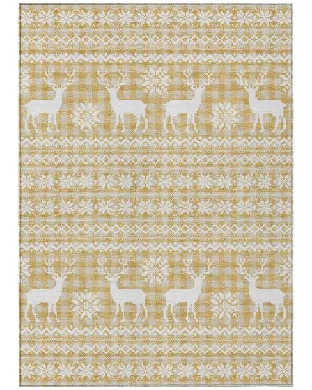 Wonderland WN28 Gold 10'x14' Area Rug