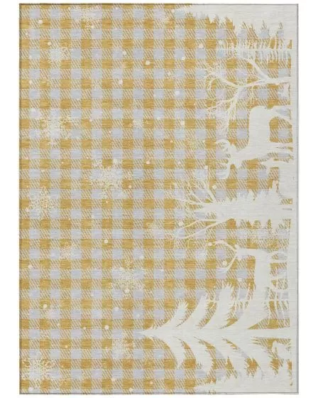 Wonderland WN32 Gold 10'x14' Area Rug
