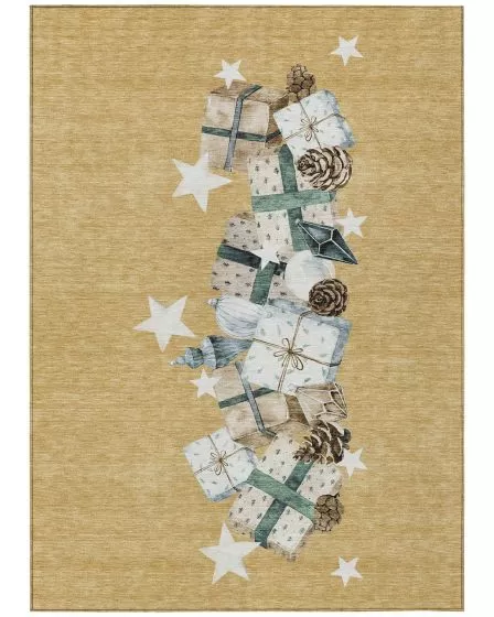 Wonderland WN33 Gold 10'x14' Area Rug
