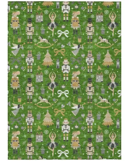 Wonderland WN35 Green 10'x14' Area Rug