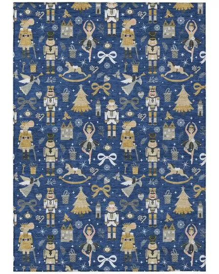Wonderland WN35 Navy 10'x14' Area Rug