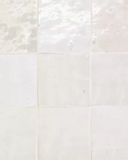 Zagora Blanc Glossy Glazed Ceramic 4x4" Field Tile