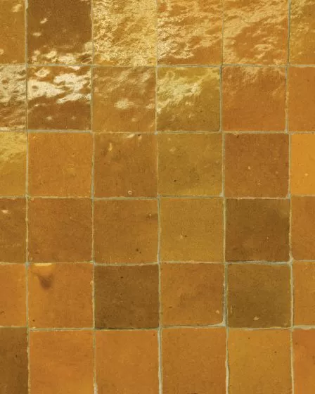 Zagora Caramel Glossy Glazed Ceramic 2"x2" Mosaic Tile