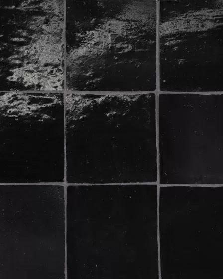 Zagora Nero Glossy Glazed Ceramic 4x4" Field Tile