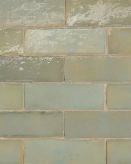 Zagora Vert Gris Glossy Glazed Ceramic 2"x6" Field Tile