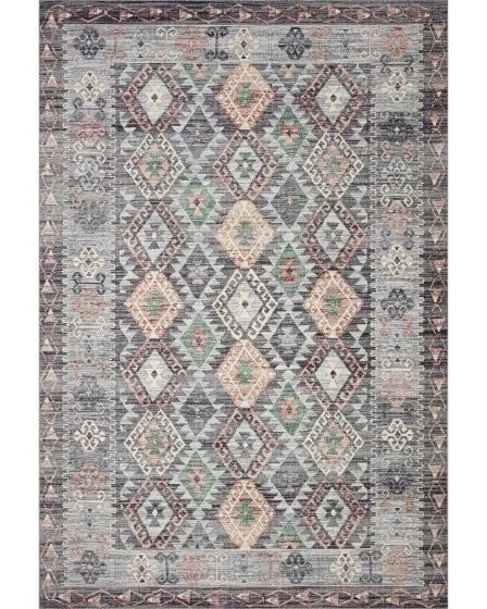 Zion ZIO-01 Grey/Multi Area Rug