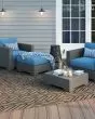Recife Cabana Tile Driftwood/Black Area Rug