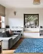 Prairie Solstice Marine Blue Area Rug