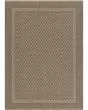 Naturalistic Symmetry Natural/Black Area Rug