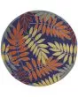 Aloha ALH18 Navy Multicolor Area Rug