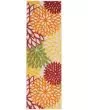 Aloha ALH05 Red Multi Colored Area Rug