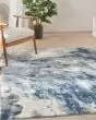 American Manor AMR03 Blue/Ivory 3'11"x5'11" Area Rug