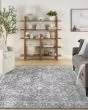 Astra Machine Washable ASW16 Dark Blue Rug	