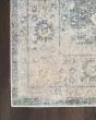 Astra Machine Washable ASW16 Teal Beige Rug